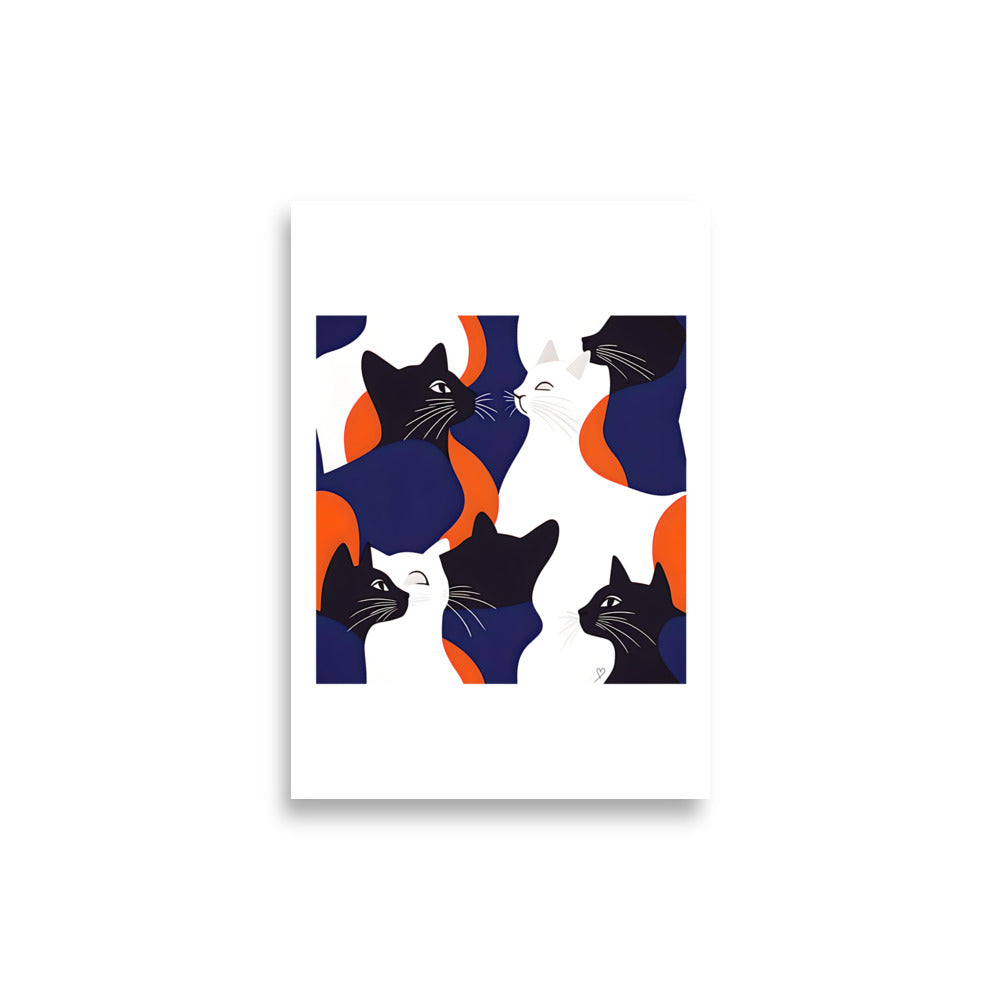 Illustration animaux minimaliste style graphique coloré