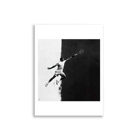 affiche tennis joueur sport Idée Passion