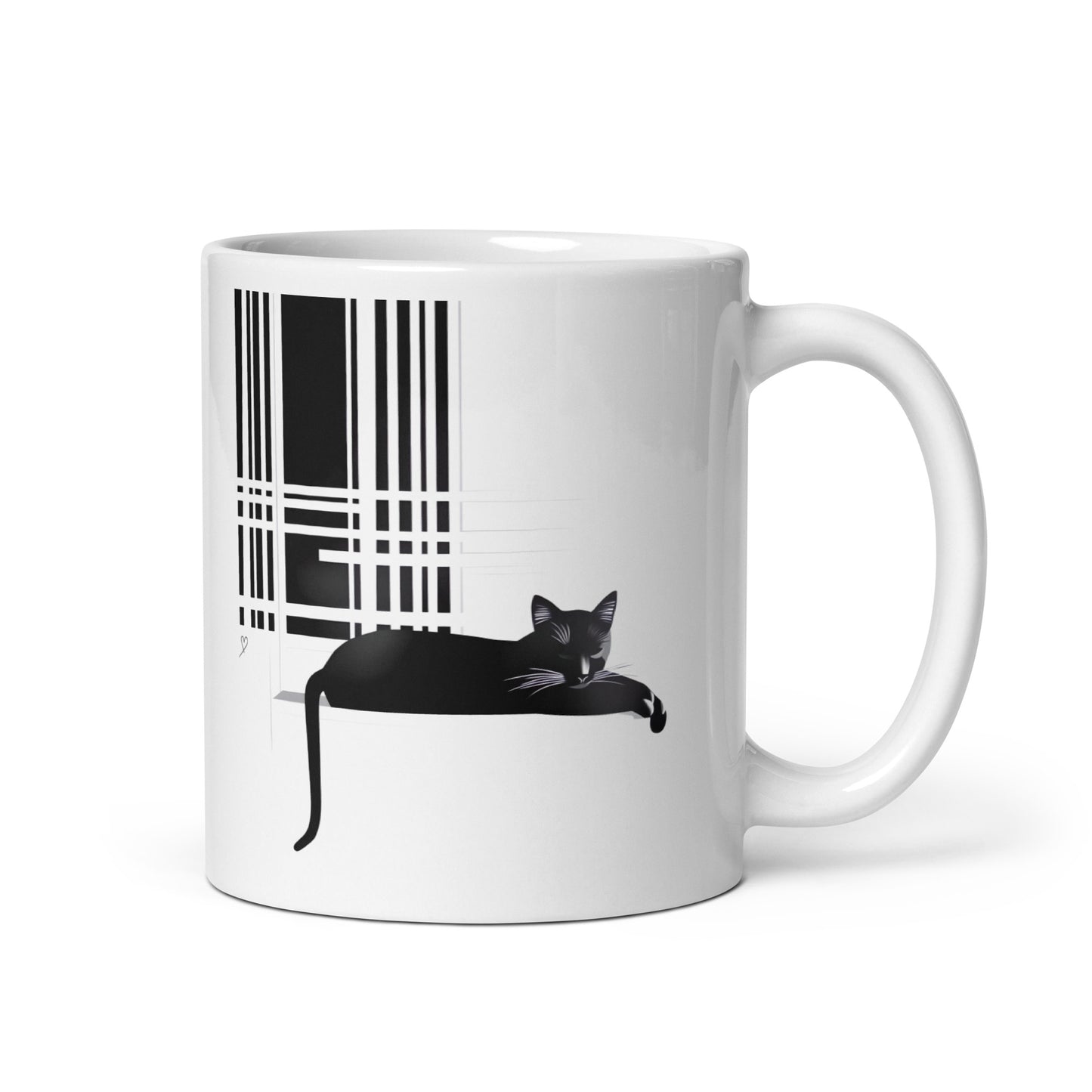 Mug design moderne chat assis