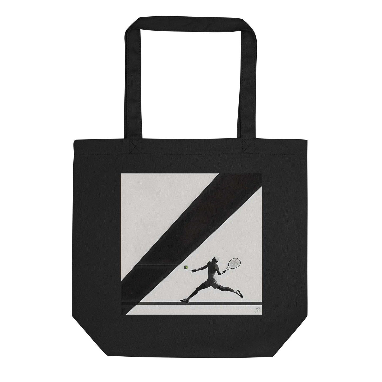 Tote bag design sport moderne noir blanc