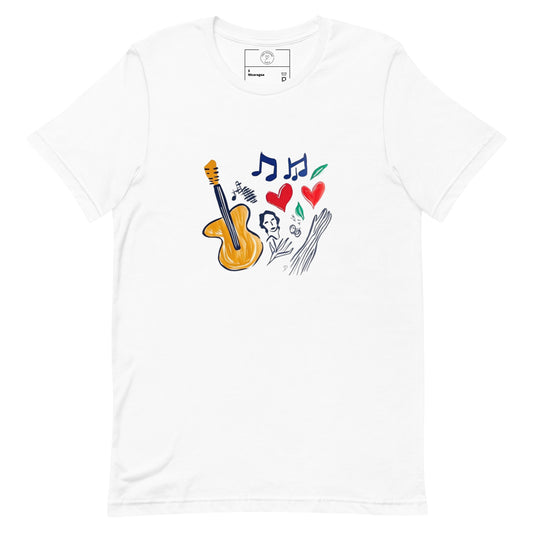 T-shirt original passion musique design artistique moderne