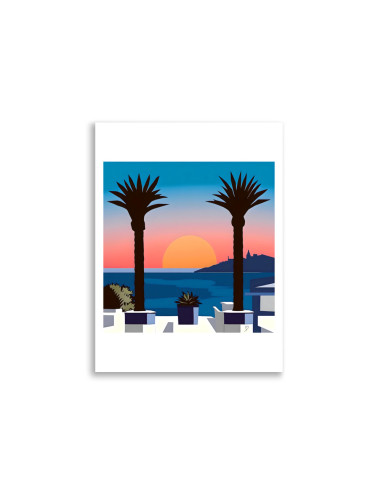 Poster - "Coucher de soleil"