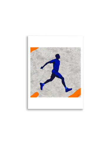 Poster - "Running graphique"