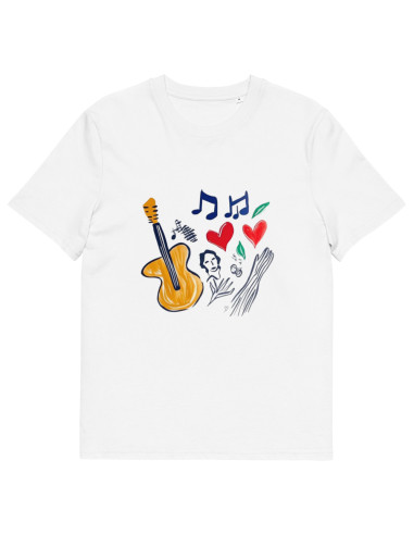 T-shirt unisexe en coton biologique - "Le Concert"