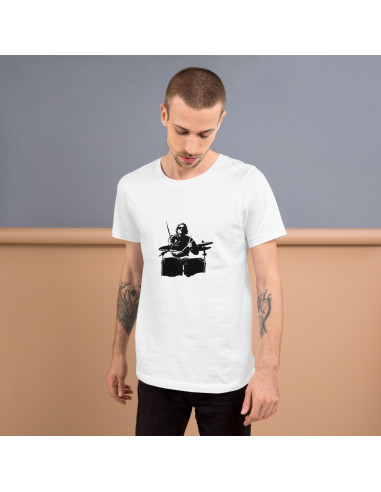 T-shirt unisexe - "Le Batteur"