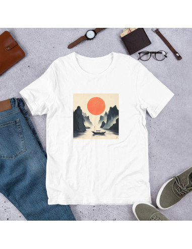Tshirt unisexe Voyages "Asie" - 100% coton