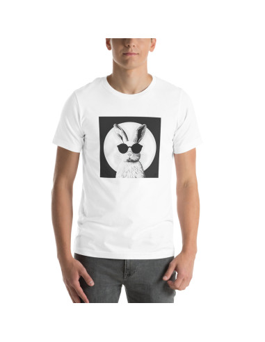 T-shirt unisexe - "Lapin Ricain"