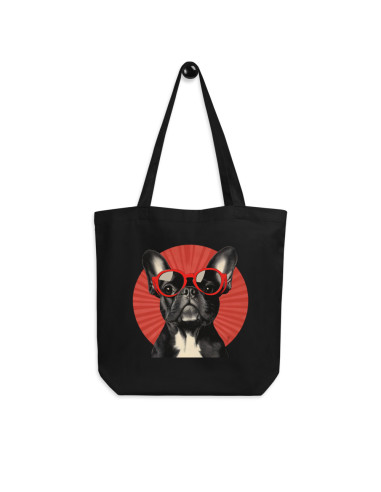 Tote Bag Bio - "Bouledogue français - Alain"