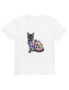 T-shirt en coton bio enfant - "Le Chat" 