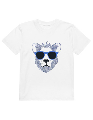 T-shirt en coton bio enfant - "Le Lion" 