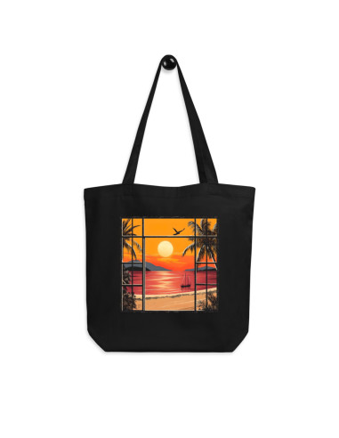 Tote Bag Bio - "Voyage rétro"
