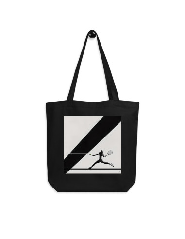 Tote Bag Bio - "Tennis Bauhaus"