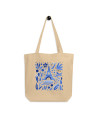Tote Bag Bio - "Paris en bleu"