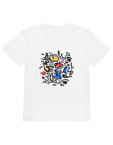 T-shirt en coton bio enfant - "Echos urbains" 