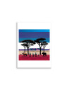 Poster - "Symphonie sauvage" - Paysage d'Afrique Graphique