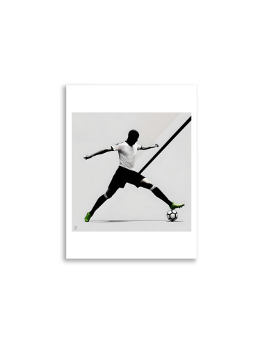 Poster "Passion Football" – Design sport pour déco originale