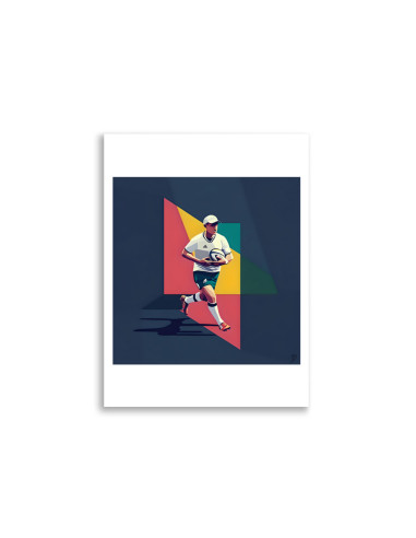 Poster - "Le Rugbyman"