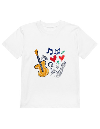 T-shirt en coton bio enfant - "Le Concert" 