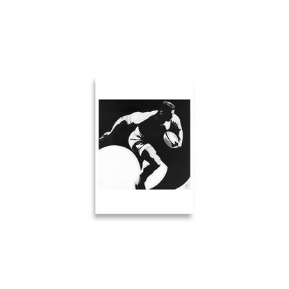 illustration athlétisme rugby football art contemporain