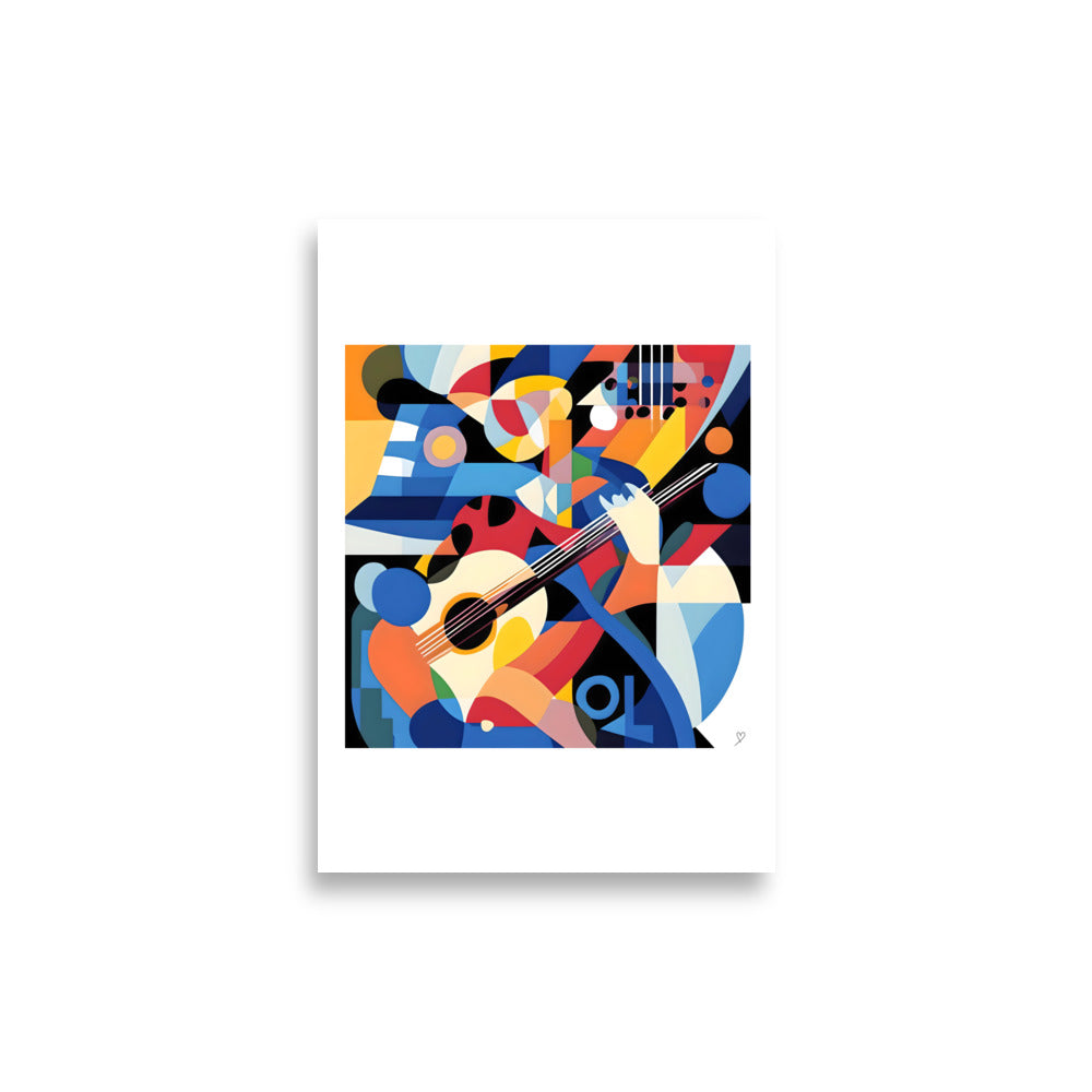 affiche artistique musique et créativité