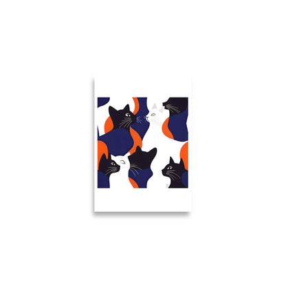 Affiche cadeau original pour amoureux des chats et félins