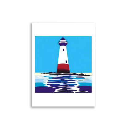 poster décoration bord de mer moderne