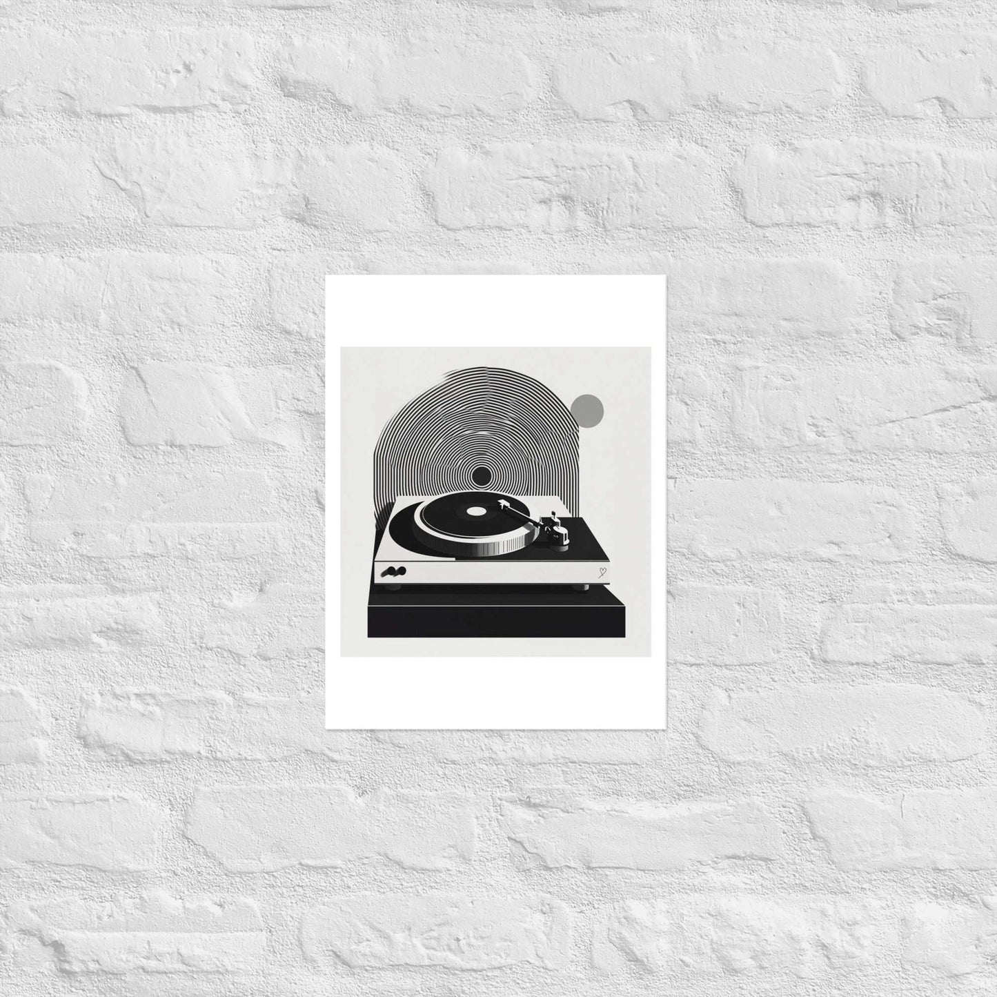 poster art graphique musique vinyle