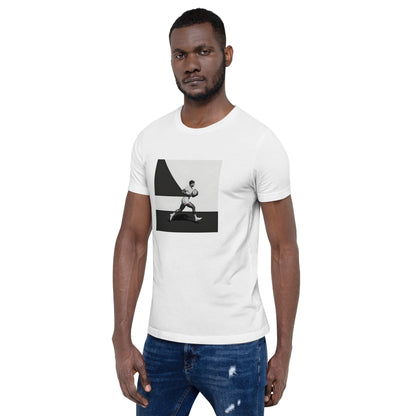 T-shirt passion rugby design blanc