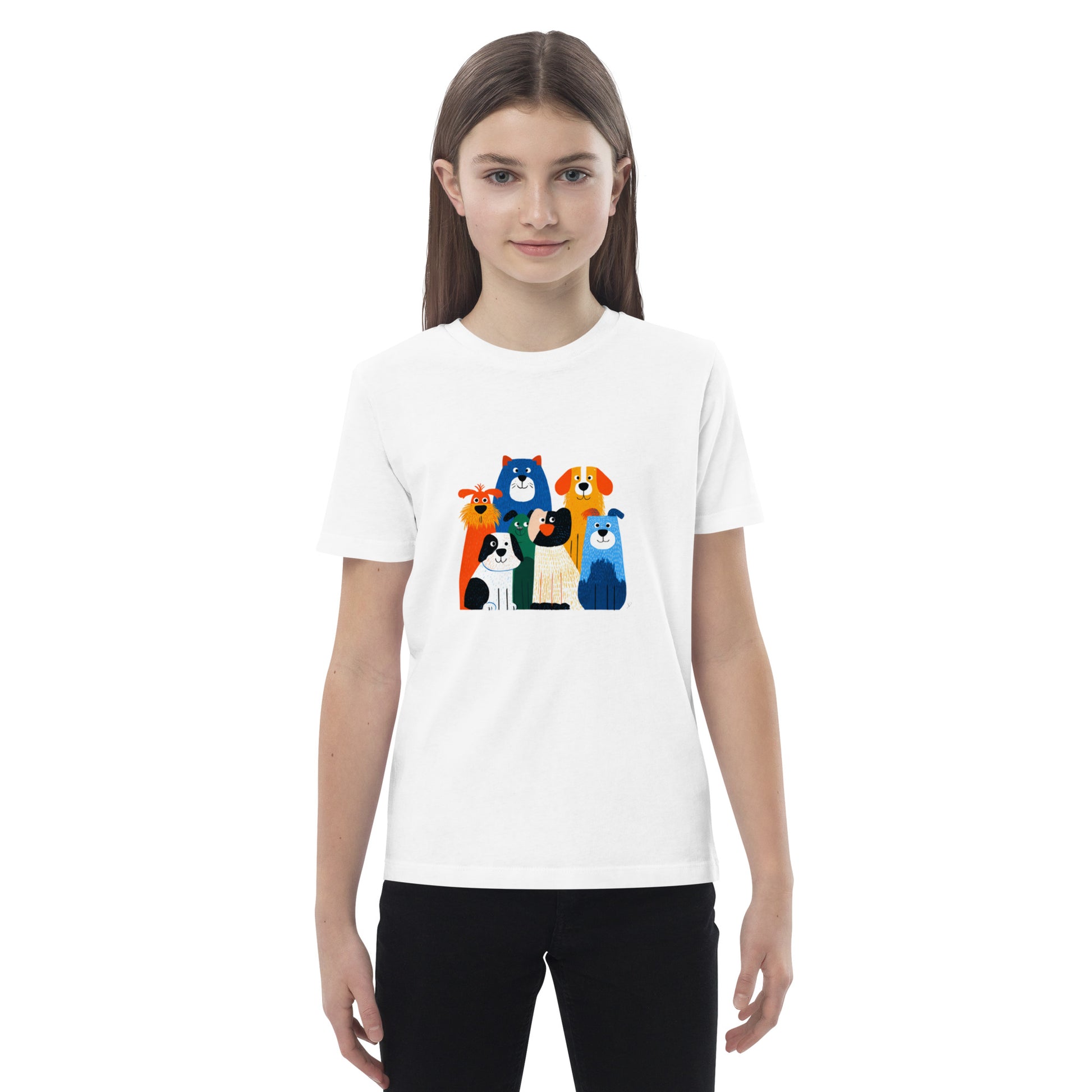 T-shirt cadeau enfant amoureux des chiens