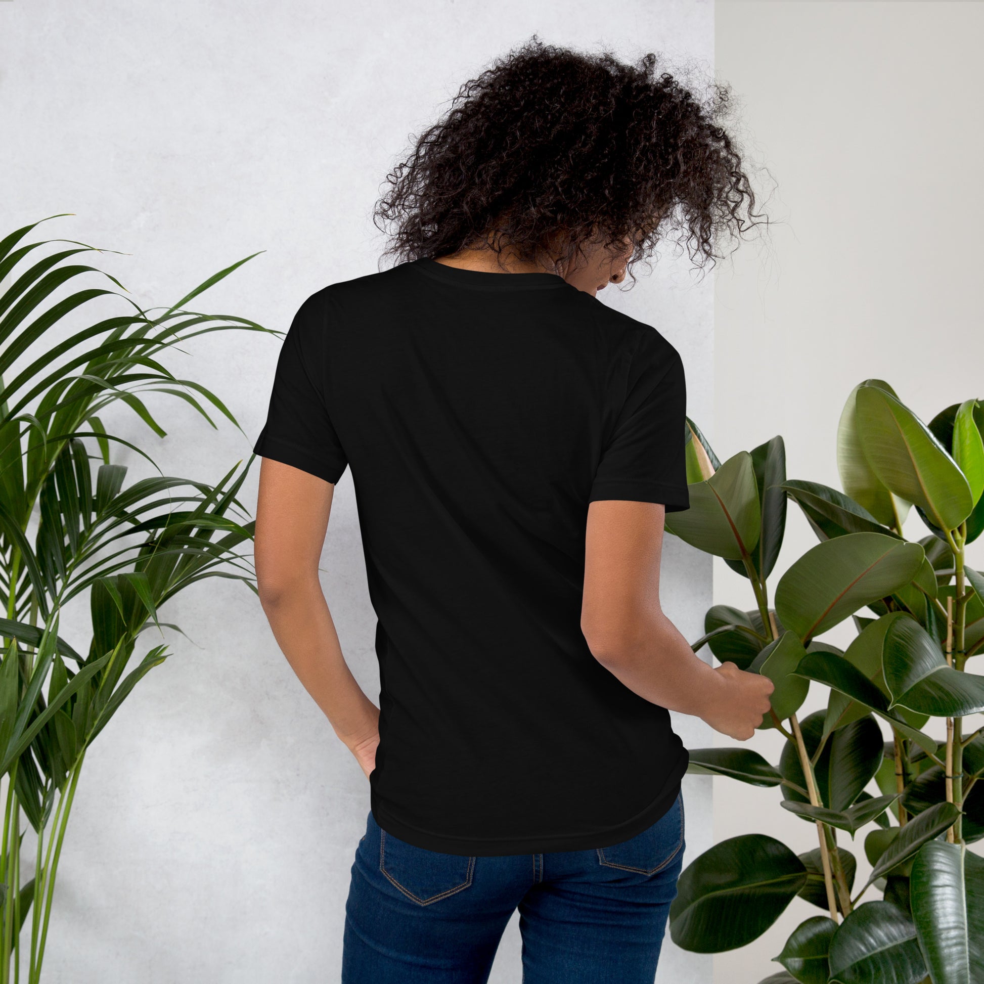 Dos du t-shirt unisexe Mrs Watson – coupe droite en coton de qualité - noir